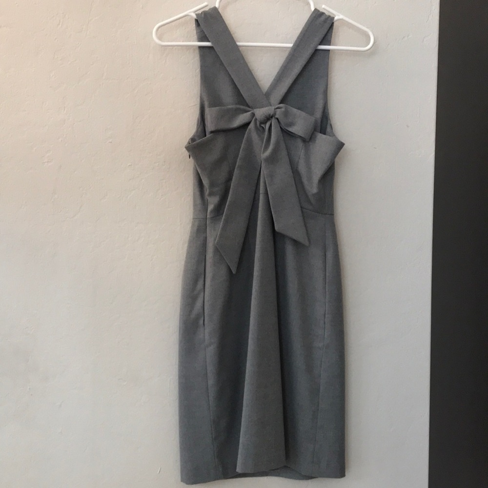 Banana Republic gray dress with bow 0P